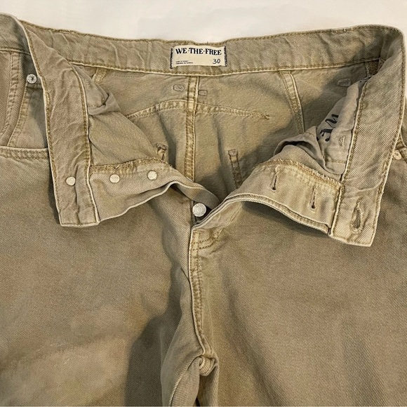 We the Free People Jeans Womens 30 Lucky You Mid Rise Barrel Distressed**READ*** - Picture 6 of 11